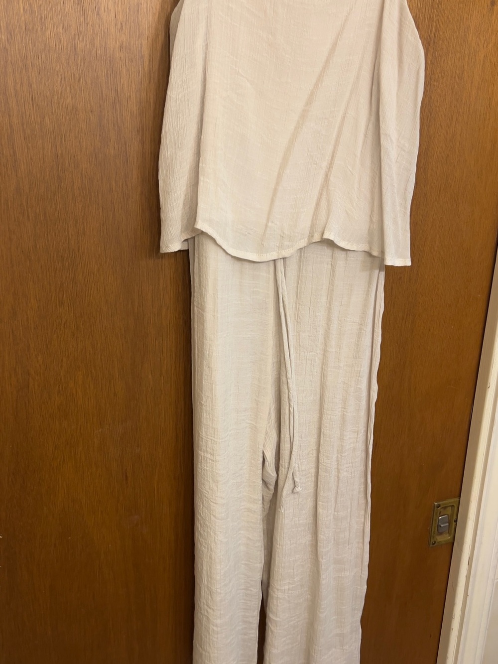Women’s Cream Lounge Set - Lightweight Sleepwear Two-Piece